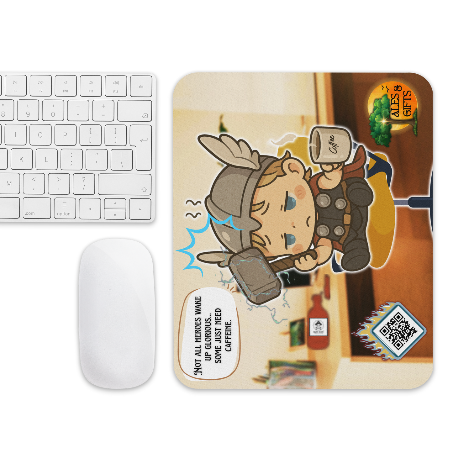 Norse Mouse Pads - Thor Hangover