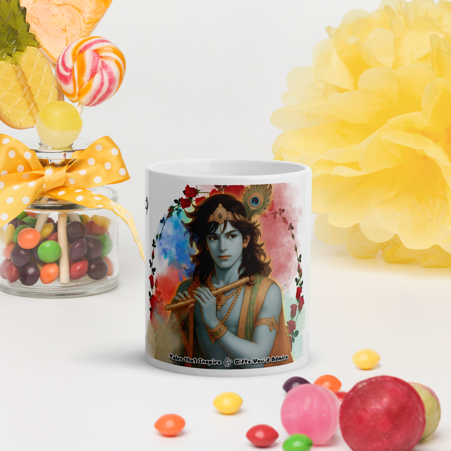 Sacred Sips Mug (Krishna Theme)