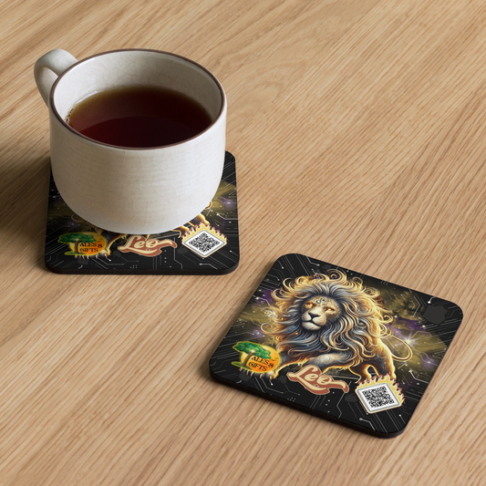 Leo Cork-back Coaster (4 pieces)