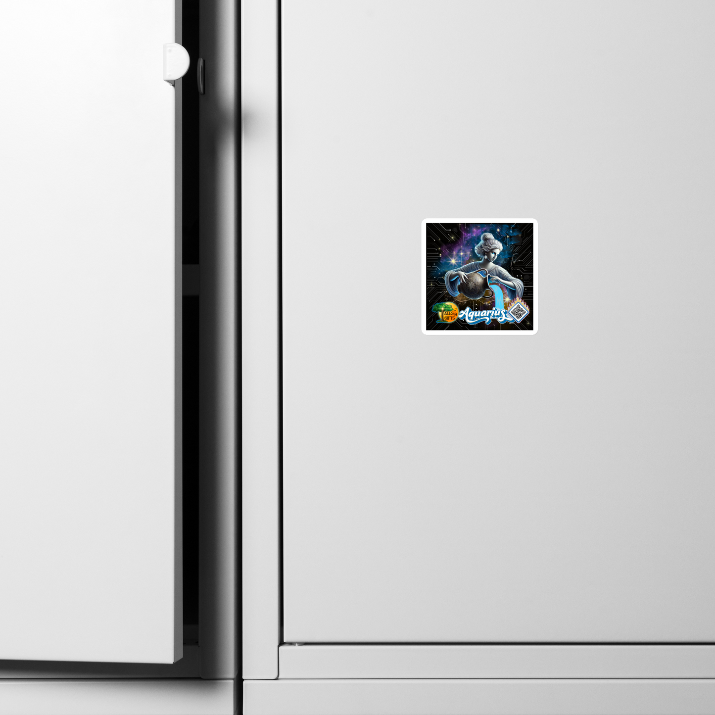 Aquarius Fridge Magnet (4 pieces)